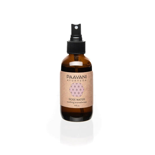 PAAVANI Ayurveda Rose Water Aromatherapy Spritzer 4 oz
