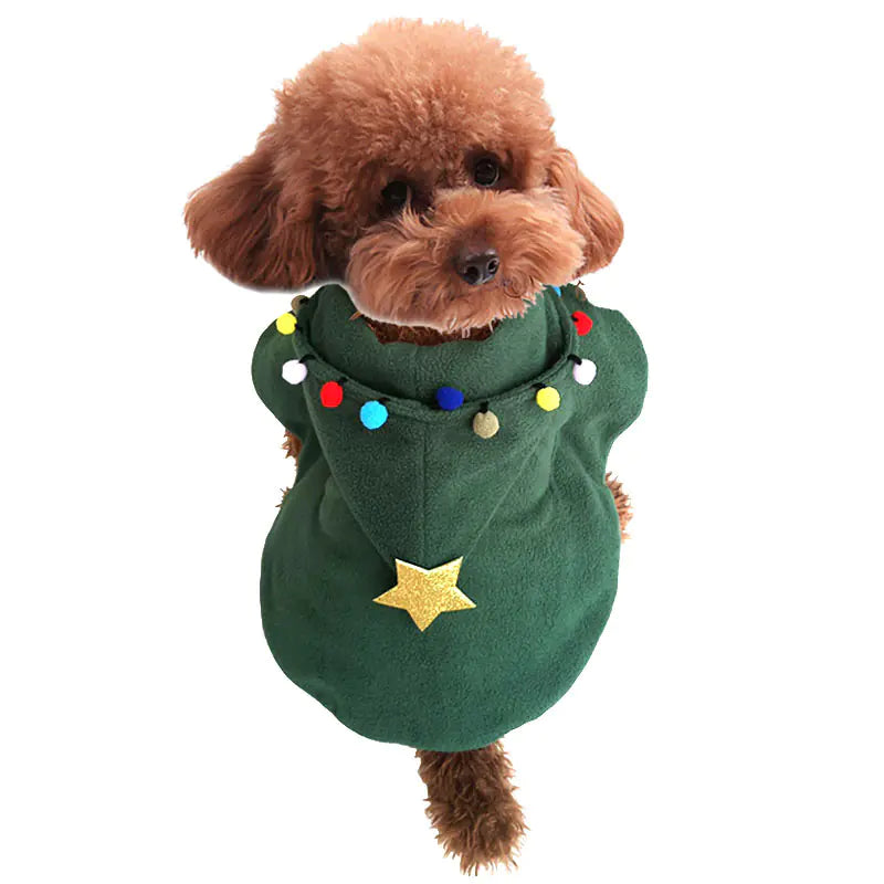 Cute Christmas Cloak with Hood for Pets (Dog/Cat)