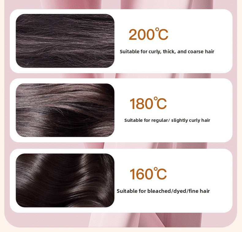 Flat Iron Straightener - 2-in-1 Curling & Straightening Tool
