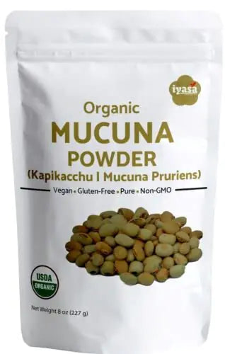 USDA Organic Mucuna Beans Powder (Kapikachhu) | 8Oz